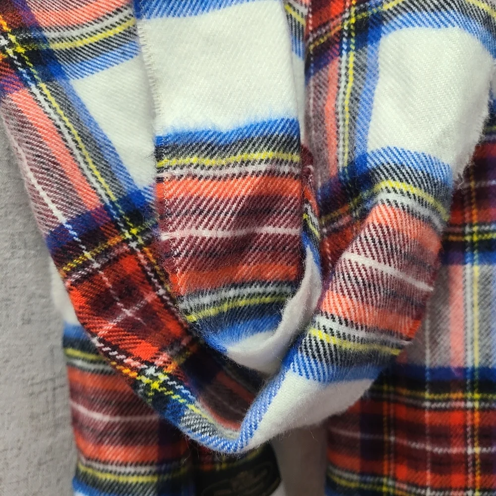 Plaid‎ Cashmere Scarf with Fringe